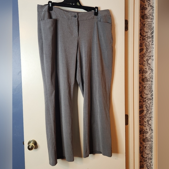 Lane Bryant Gray Wide Leg Pants - Picture 1 of 4